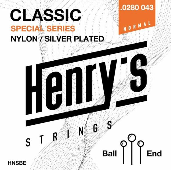 Henry's Henry's Nylon Silver Ball End 0280-043 S Nylon strune za klasično kitaro