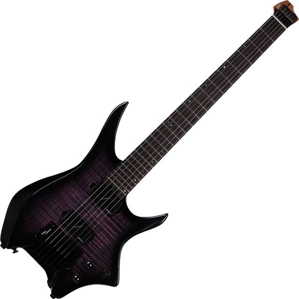 HILS Guitars HILS Guitars HN7 NEXT Transparent Purple Burst Kitara headless
