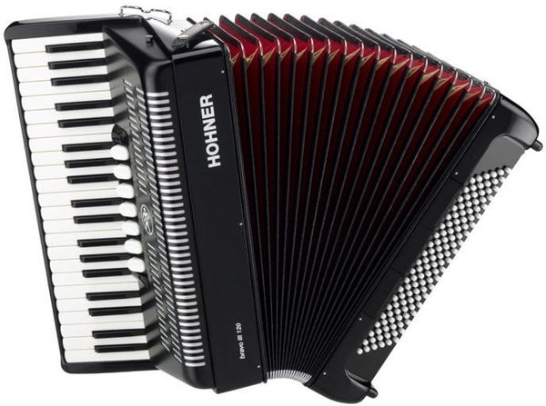 Hohner Hohner Bravo III 120 Klavirska harmonika Black