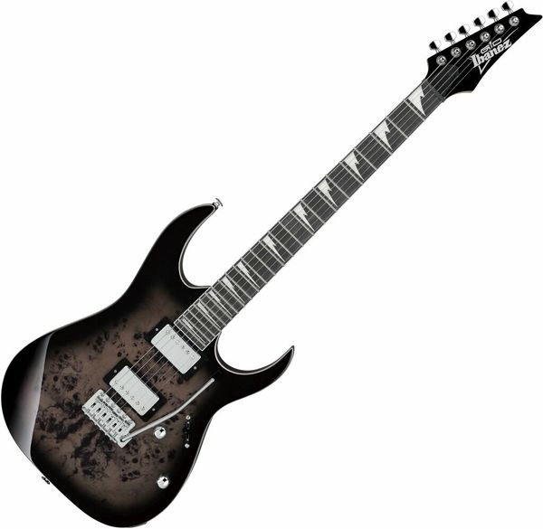 Ibanez Ibanez GRG220PA1-BKB Transparent Brown Black Sunburst