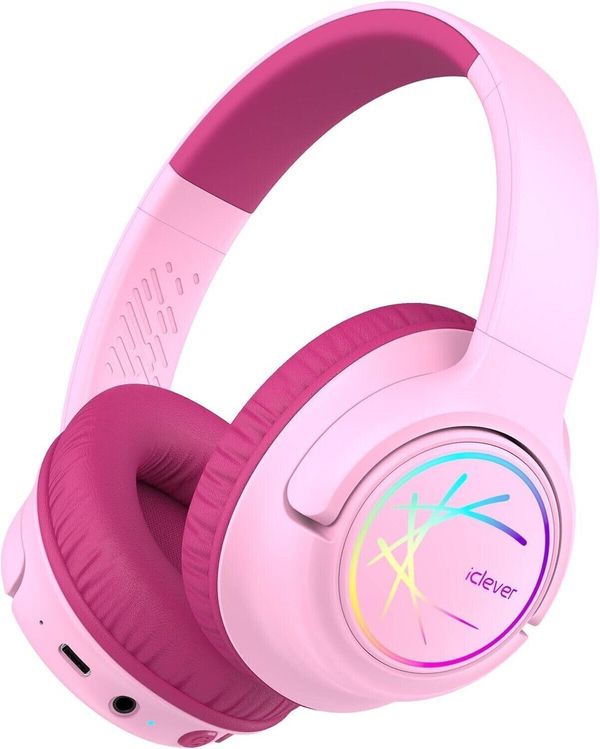 iClever iClever BTH18 Pink Brezžične slušalke On-ear