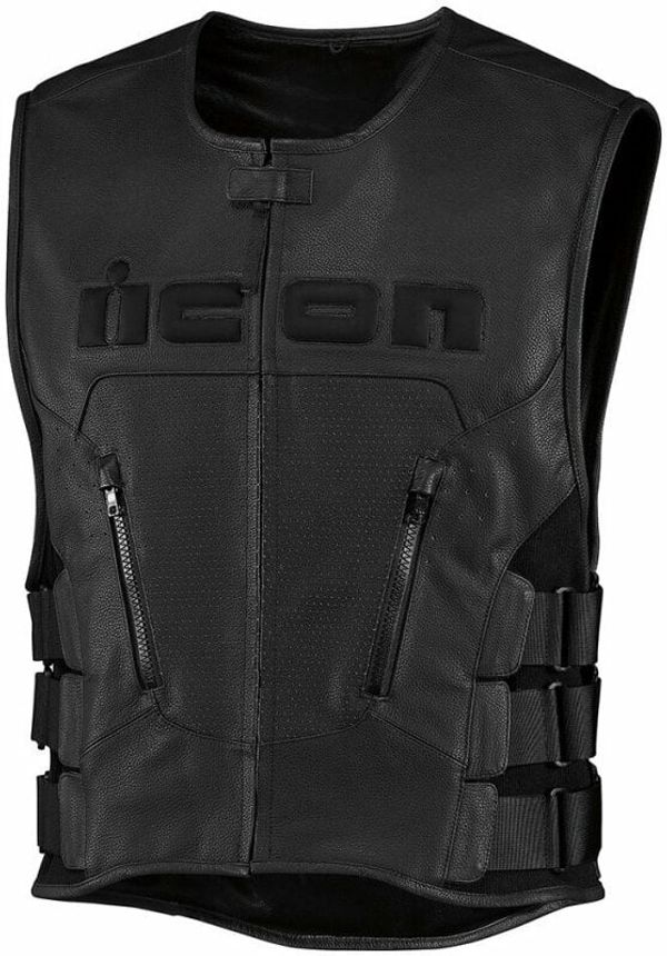 ICON - Motorcycle Gear ICON - Motorcycle Gear Regulator D30™ Vest Črna L-XL Motoristični brezrokavnik