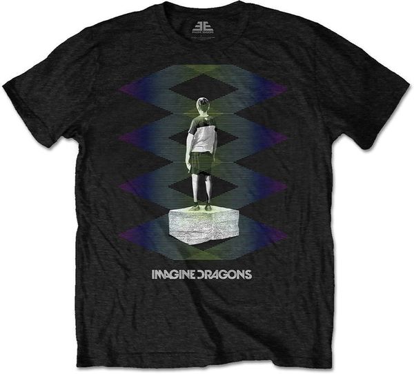 Imagine Dragons Imagine Dragons Majica Zig Zag Unisex Black 2XL