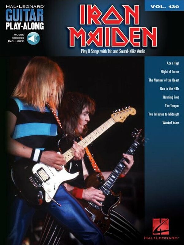 Iron Maiden Iron Maiden Guitar Play-Along Volume 130 Notna glasba