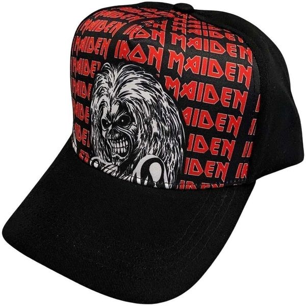 Iron Maiden Iron Maiden Kapa Eddie Logo Repeat Black