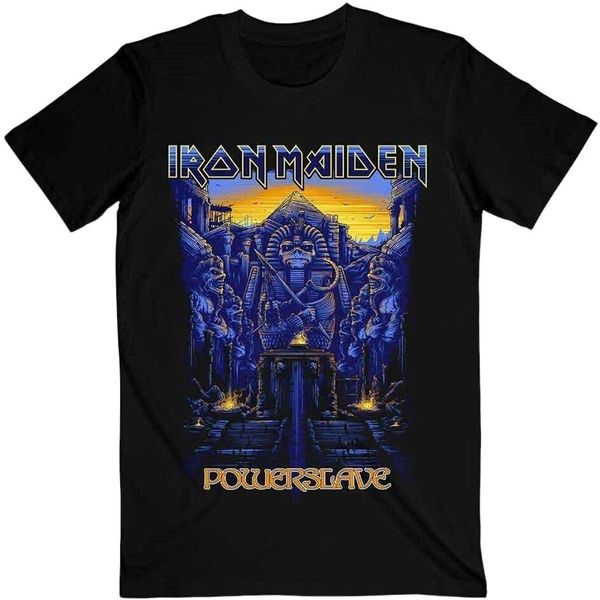 Iron Maiden Iron Maiden Majica Dark Ink Powerslaves Unisex Black L