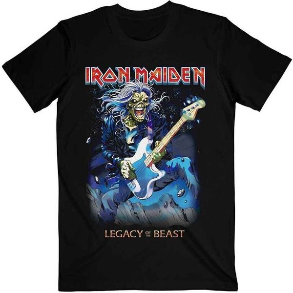 Iron Maiden Iron Maiden Majica Eddie on Bass Unisex Black XL