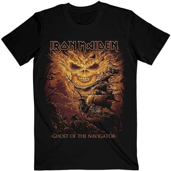 Iron Maiden Iron Maiden Majica Ghost of the Navigator Unisex Black 2XL