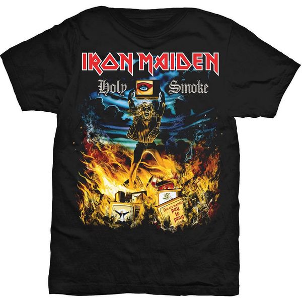 Iron Maiden Iron Maiden Majica Holy Smoke Unisex Black M