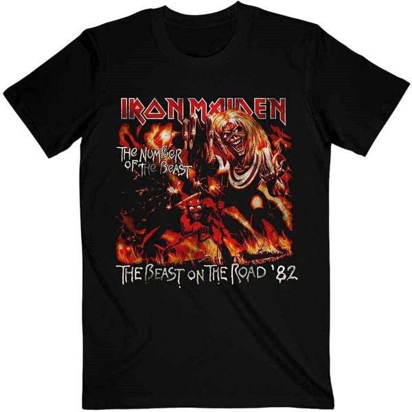 Iron Maiden Iron Maiden Majica Number Of The Beast The Beast On The Road Vintage Unisex Black 2XL