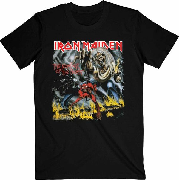 Iron Maiden Iron Maiden Majica Number Of The Beast Unisex Black 2XL