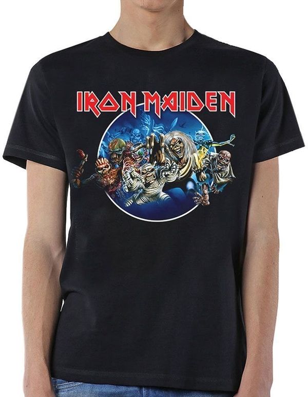 Iron Maiden Iron Maiden Majica Wasted Years Circle Unisex Black XL