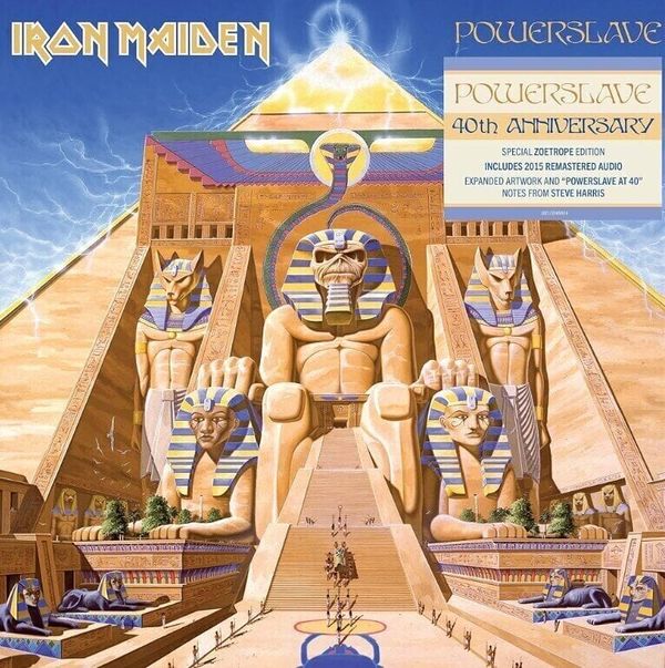 Iron Maiden Iron Maiden - Powerslave (40th Anniversary) (Limited Edition) (Zoetrope) (LP)