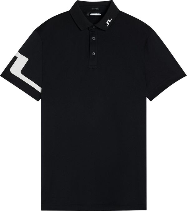 J.Lindeberg J.Lindeberg Heath Regular Fit Golf Polo Black S