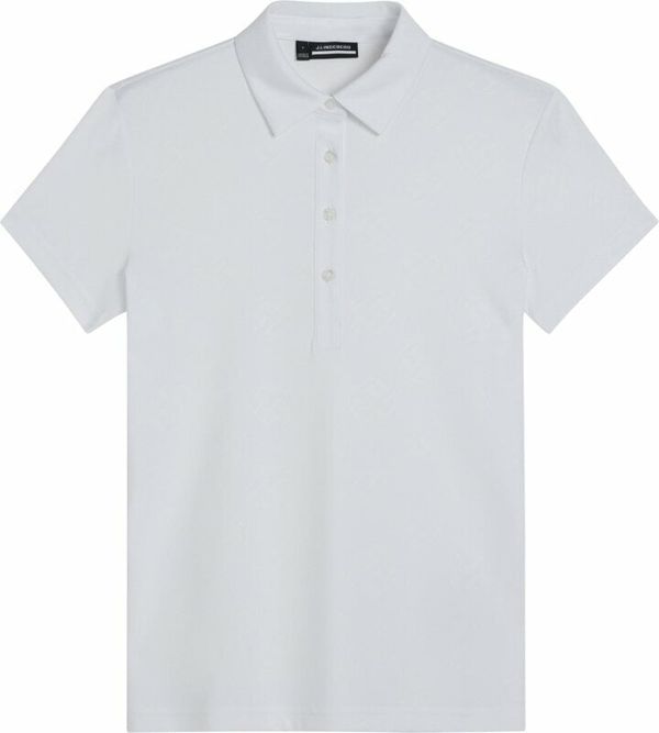 J.Lindeberg J.Lindeberg Henrietta Debossed Polo White S