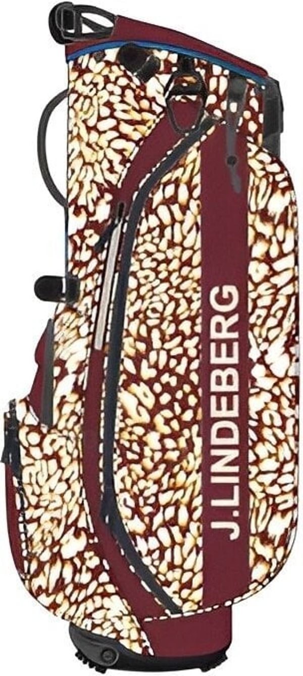 J.Lindeberg J.Lindeberg Play Stand Bag Print Golf torba Stand Bag Glitch Leo Lime