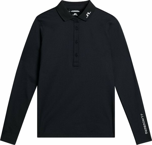 J.Lindeberg J.Lindeberg Tour Tech Long Sleeve Womens Polo Black S