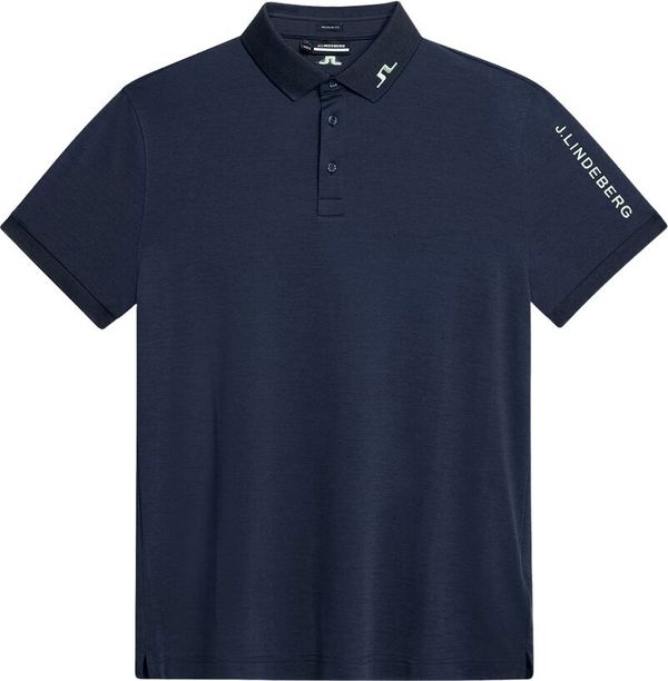 J.Lindeberg J.Lindeberg Tour Tech Reg Fit Mens Polo Navy Melange M