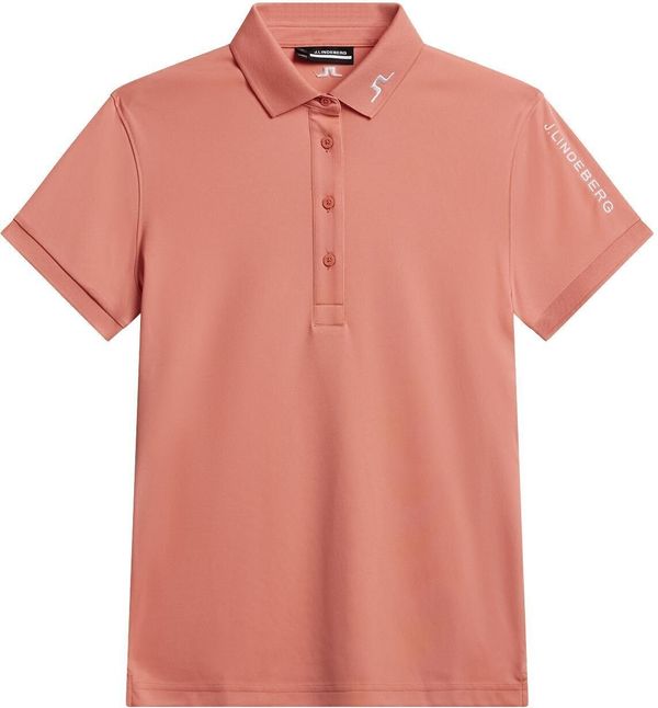 J.Lindeberg J.Lindeberg Tour Tech Womens Polo Burnt Coral M