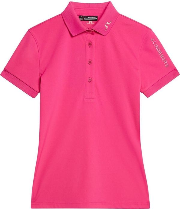 J.Lindeberg J.Lindeberg Tour Tech Womens Polo Fuchsia Purple L