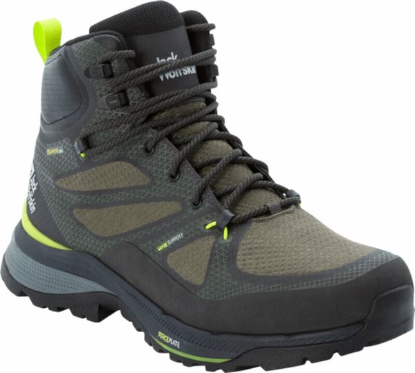 Jack Wolfskin Jack Wolfskin Force Striker Texapore Mid M Lime/Dark Green 42,5 Moški pohodni čevlji