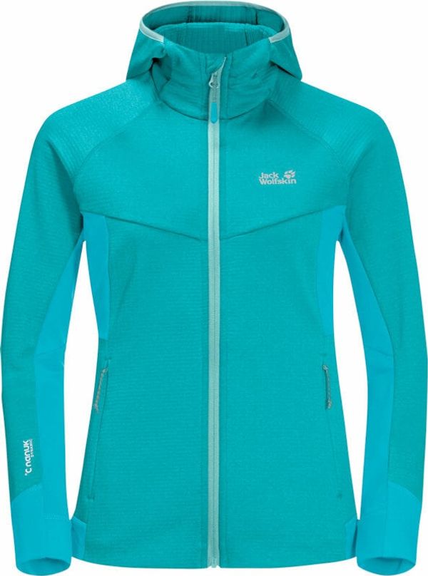 Jack Wolfskin Jack Wolfskin Hydro Grid Fleece W Dark Aqua XS Pulover na prostem