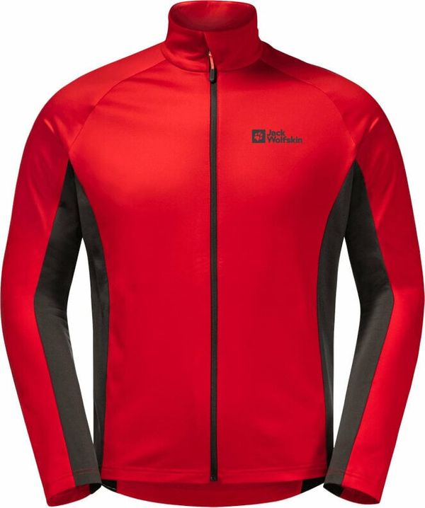 Jack Wolfskin Jack Wolfskin Morobbia FZ M Adrenaline Red 2XL Pulover na prostem