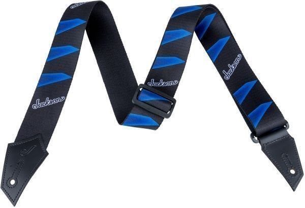 Jackson Jackson 299-4323-001 Tekstilni kitarski pas Headstock Black/Blue