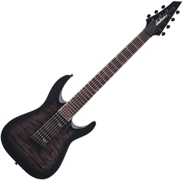 Jackson Jackson JS Series Dinky Arch Top JS22Q-7 DKA HT AH Transparent Black Burst