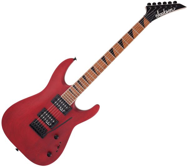 Jackson Jackson JS Series Dinky Arch Top JS24 DKAM Caramelized MN Red Satin