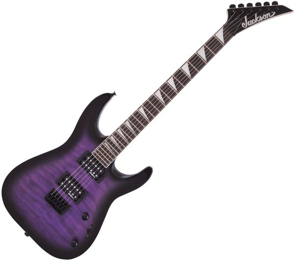 Jackson Jackson JS Series Dinky Arch Top JS32Q DKA HT AH Transparent Purple Burst