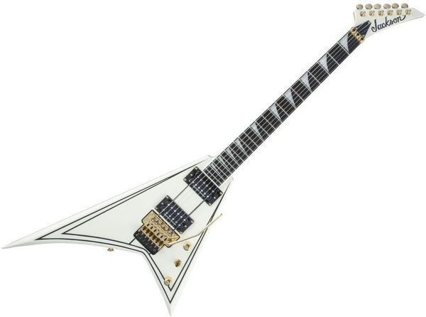 Jackson Jackson Pro Series Rhoads RR3 Ivory with Black Pinstripes