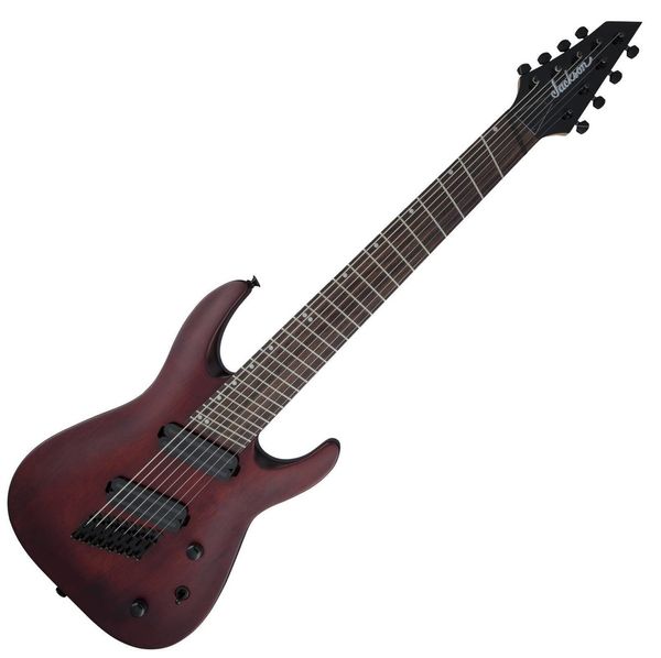 Jackson Jackson X Series Dinky Arch Top DKAF8 IL Črna-Stained Mahogany