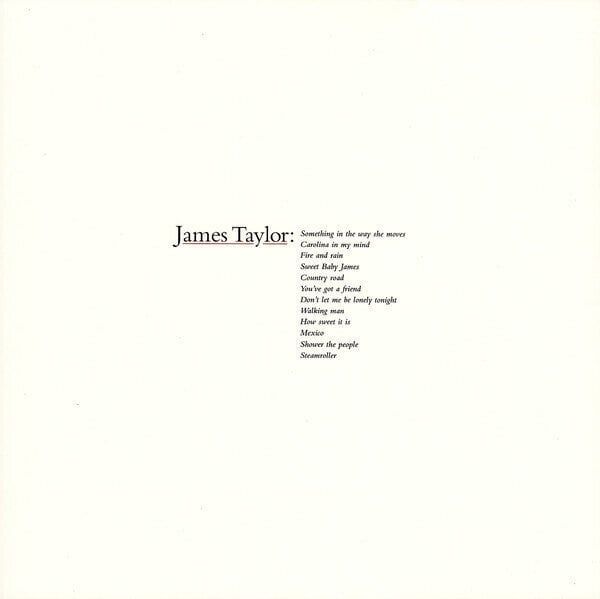 James Taylor James Taylor - Greatest Hits (LP) (180g)