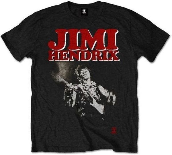 Jimi Hendrix Jimi Hendrix Majica Block Logo Unisex Black M