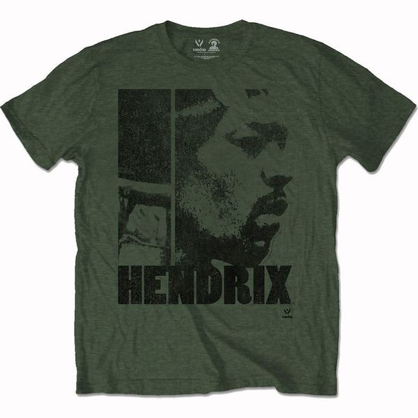 Jimi Hendrix Jimi Hendrix Majica Let Me Live Unisex Khaki Green 2XL