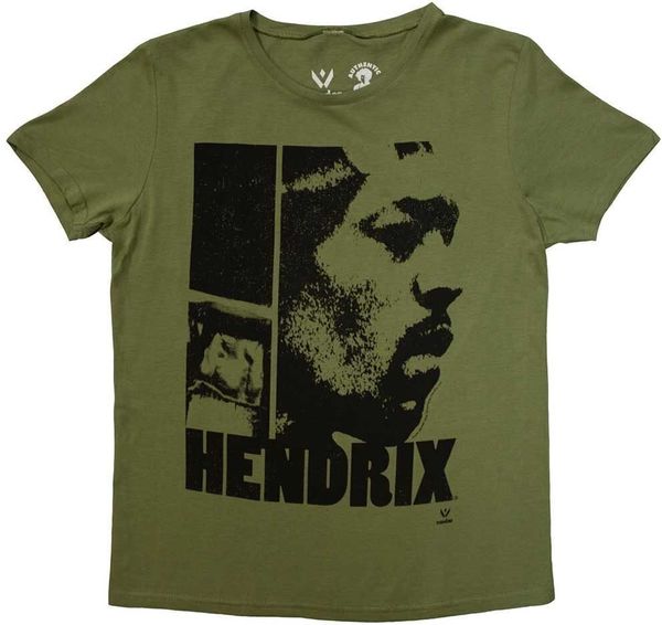 Jimi Hendrix Jimi Hendrix Majica Let Me Live Womens Khaki Green L