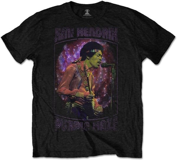 Jimi Hendrix Jimi Hendrix Majica Purple Haze Frame Unisex Black S