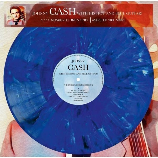 Johnny Cash Johnny Cash - With His Hot And Blue Guitar (Limited Edition) (Reissue) (Blue Marbled Coloured) (LP)