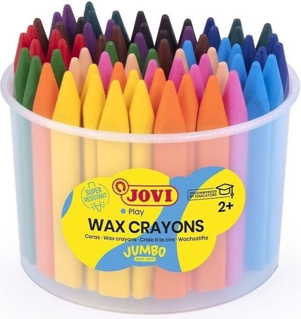 Jovi Jovi Jumbo Easy Grip Case Triangular Wax Crayons Voščenke Različne barve 72 kos