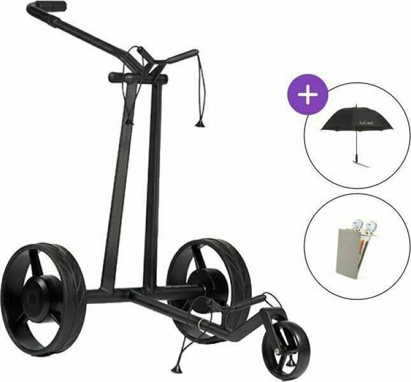 Jucad Jucad Carbon Silence 2.0 SET Black Električni voziček za golf