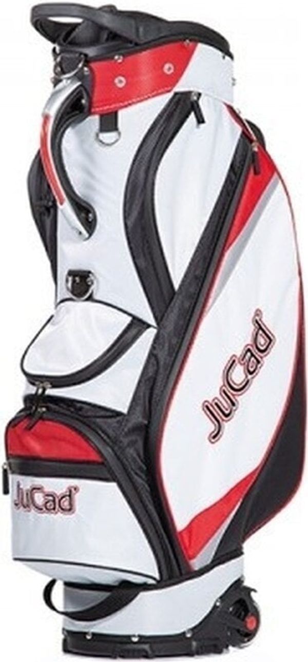 Jucad Jucad Roll Black/White/Red Golf torba Cart Bag