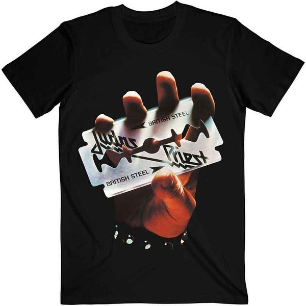 Judas Priest Judas Priest Majica British Steel Unisex Black 2XL