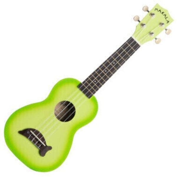 Kala Kala Makala Dolphin Soprano ukulele Green Apple Burst