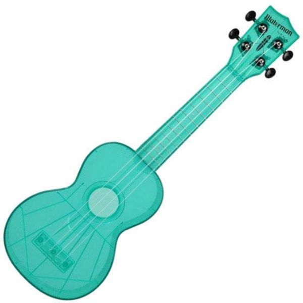 Kala Kala Waterman Soprano ukulele Blue Raspberry Fluorescent