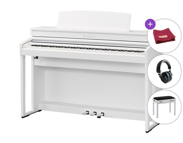 Kawai Kawai CA401W SET Digitalni piano Premium Satin White