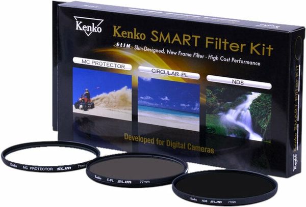 Kenko Kenko Smart Filter 3-Kit Protect/CPL/ND8 55mm Filter za objektiv