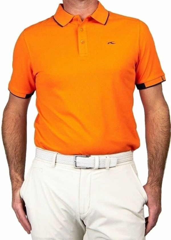 Kjus Kjus Mens Stan Polo S/S Orange 54