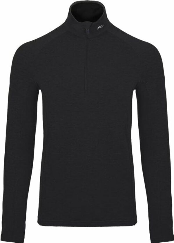 Kjus Kjus Mens Trace Midlayer Half Zip Black 48 Skakalec