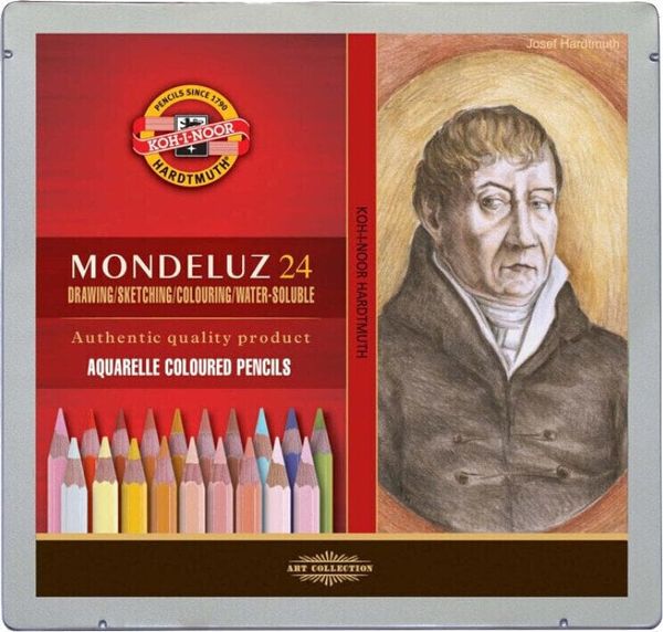 KOH-I-NOOR KOH-I-NOOR Mondeluz 3724/24 Komplet akvarelnih svinčnikov 24 kosov